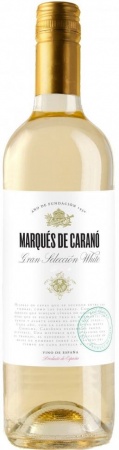 Вино защищенного наименования места происхождения регион Кариньена категории DOP бел. сух Маркиз де Карано 0,75 л. 12%