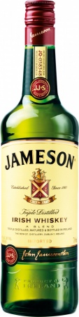Виски Ирландский купажированный ДЖЕМЕСОН 0,7 л. 40%