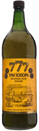Алкогольная продукция плодовая столовая Три Топора п/сл. пэт. 1,5 л. 14%