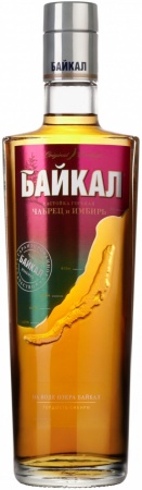 Настойка горькая Байкал чабрец и имбирь 0,5 л. 38%