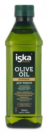 Масло оливковое ISKA pomace для жарки 500мл ПЭТ