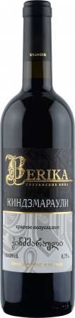 Вино сортовое ординарное серии Берика Киндзмараули п/сл красное 0,75 л. 7,5-13%