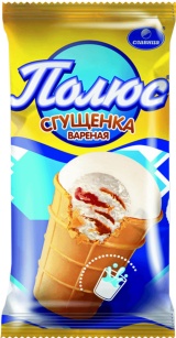 Мороженое Славица ПОЛЮС со сгущенкой стаканчик 80гр