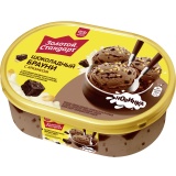 Мороженое Инмарко Золотой стандарт Шоколадный брауни с арахисом 445г ванна