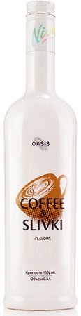 Ликер эмульсионный Оазис со вкусом Кофе со Сливками (Oasis Coffee & Slivki Flavour) 0,5 л. 15%