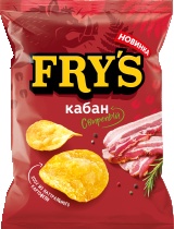 Чипсы из натур. картофеля FRY’S вкус Свирепый Кабан 70 г