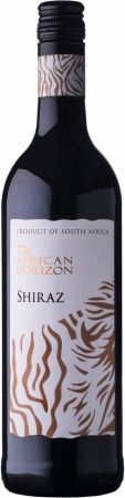 Вино сортовое Африканский Горизонт ШИРАЗ сухое красное 0,75 л. 13-14%