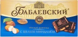 Шоколад Бабаевский темный с целым миндалем 90гр